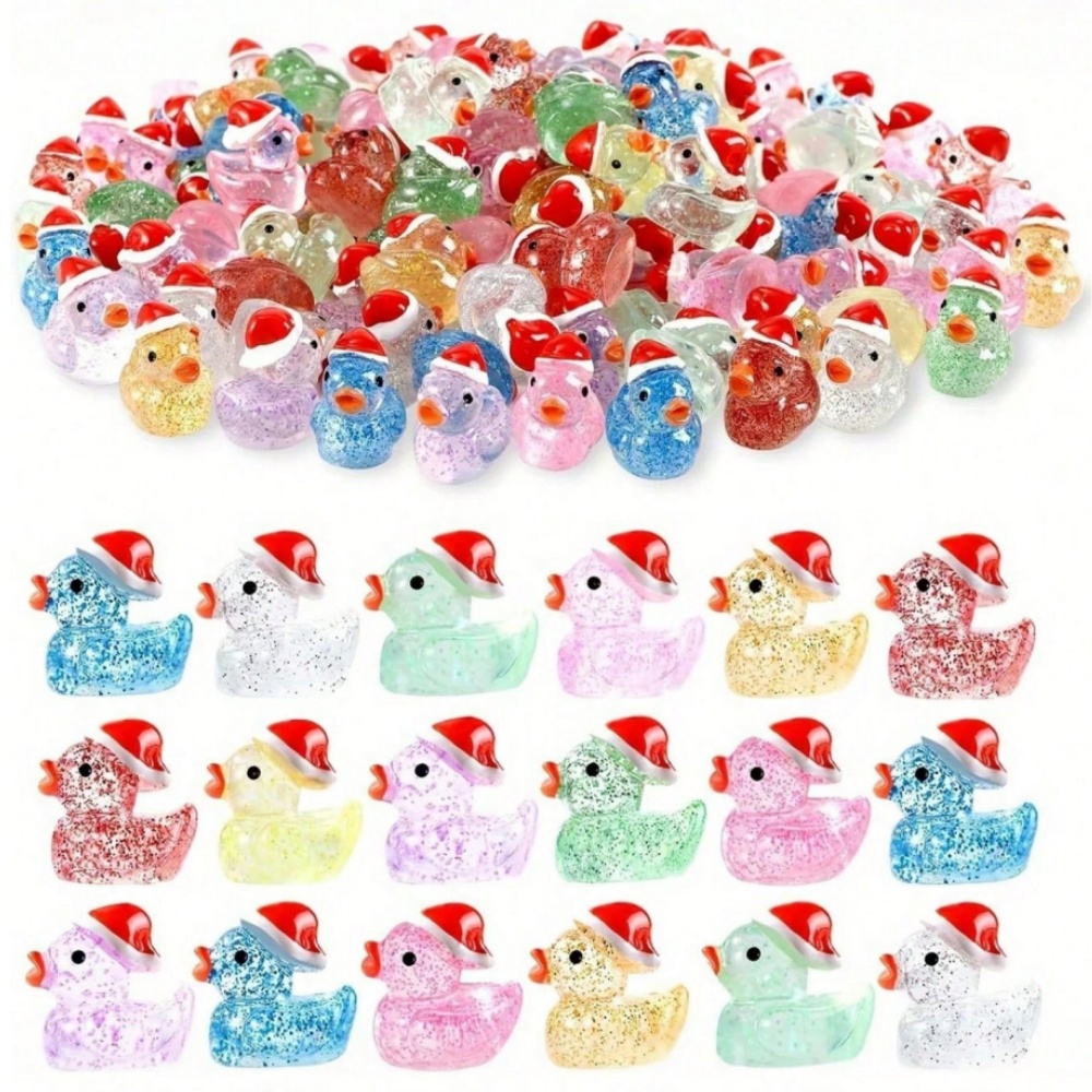 Resin Glitter Pack - 50Pcs Set Hadiah Bebek Natal dengan