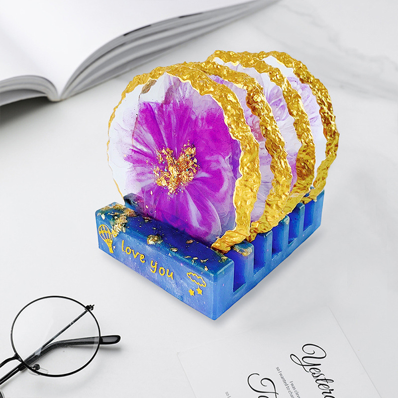 DM413 Drusy Coaster Resin ceta - Resin Craft Ideas ulasan dan harga