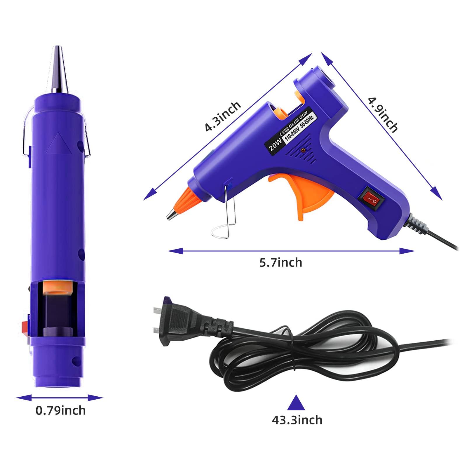 Pistol Lem Leleh Panas 20W Sen - Heat Gun Small ulasan dan harga