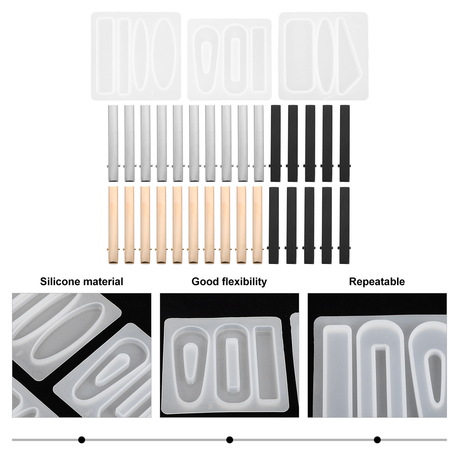 1 Set Cetakan Silikon Fleksibe - Resin Crafts Diy ulasan dan harga