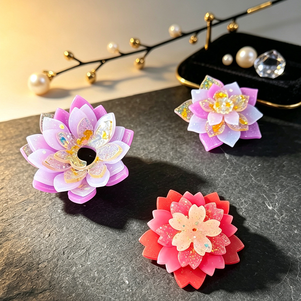 Cetakan Silikon Bunga Multi-La - Resin Craft Ideas ulasan dan harga
