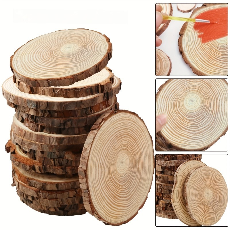 10/15/20 pcs Irisan Kayu Menta - Wood Ring Blank ulasan dan harga