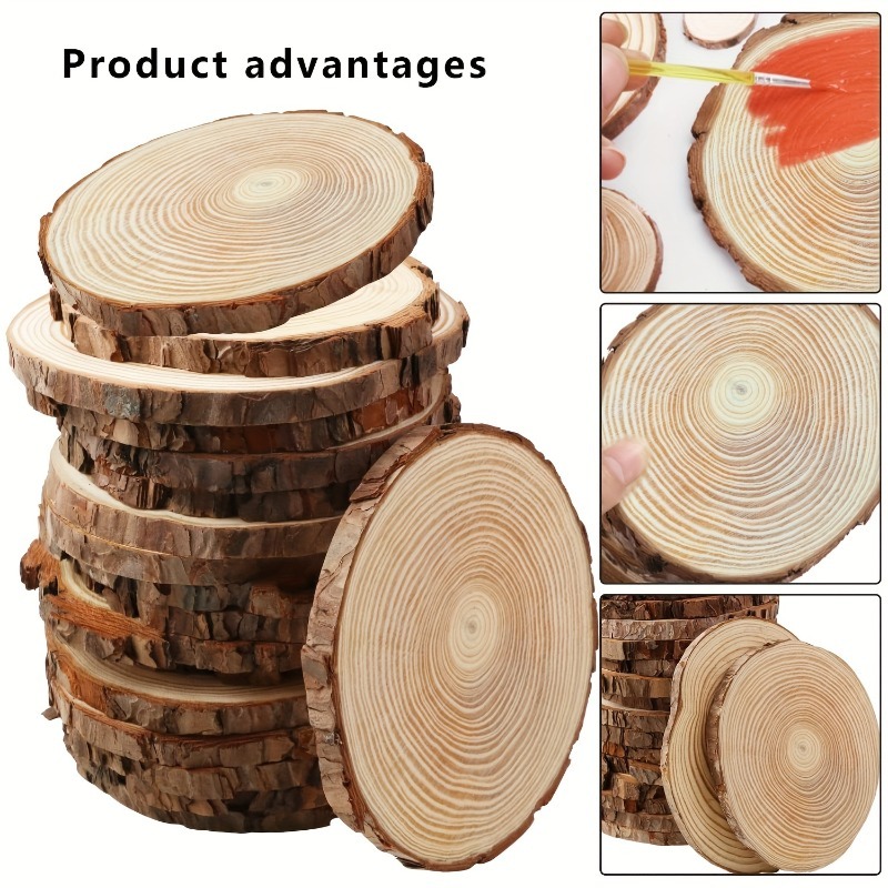 10/15/20 pcs Irisan Kayu Menta - Wood Ring Blank ulasan dan harga