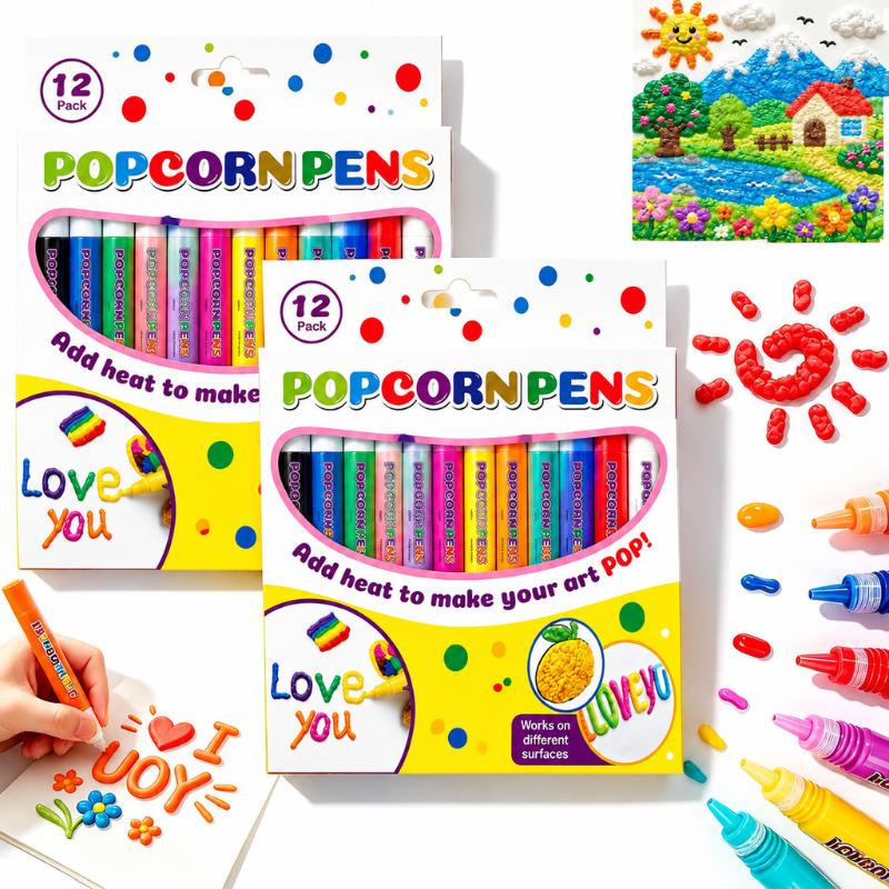 Set Pena Popcorn 3D Baru, 6/12 - Copic Marker Sketch ulasan dan harga